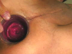 Pussy  pumping & gaping 07 Oct-16-2014