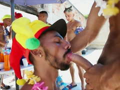 Brazilian gay pool party