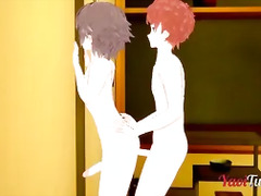 FGO Fate Gran Order Yaoi Hentai 3D - Shirou x Sieg Footjob and Bareback With cum inside