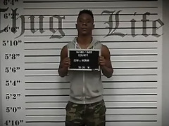 GAY PATROL - Crooked Cops Bust A Black Thug And Fuck Him Real Good