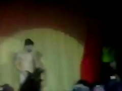 Brazilian stripper's show on stage
