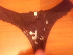 mom's black panties