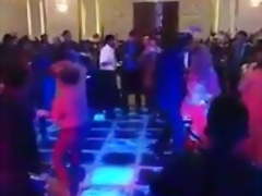 Sri Lankan crossdressers dancing at party