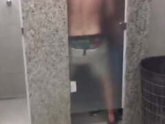 A fuck in a public shower
