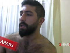 Hot bearded Syrian jerking off - Arab Gay