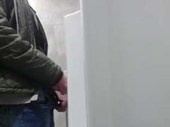 Public restroom caught playin spy